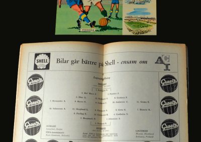 Sweden V Mexico 08.06.1958