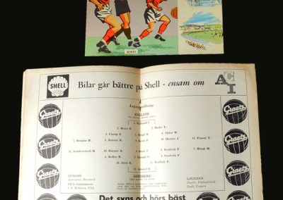 England v Austria 15.06.1958