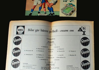 France v Northern Ireland 19.06.1958 (Quarter Final)