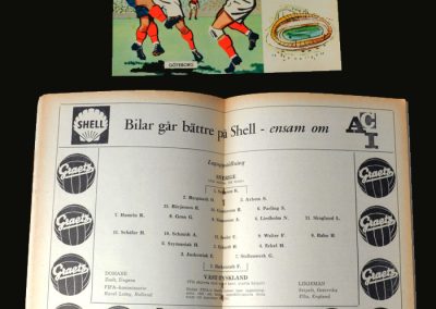 Sweden v West Germany 24.06.1958 (Semi Final)
