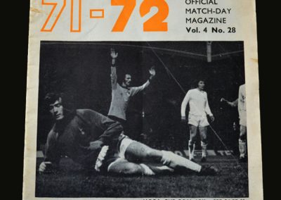 Wolves v Leeds 08.05.1972 (1st Championship - Clough on holiday while Derby win the title)