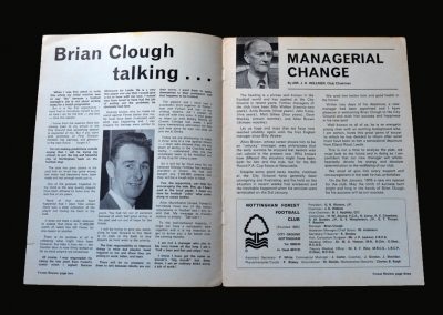Forest v Orient 18.01.1975 (1st match - Clough announces himself)