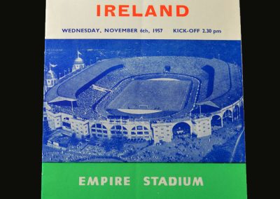 England v Northern Ireland 06.11.1957
