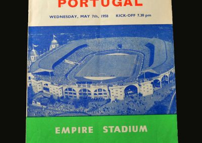 England v Portugal 07.05.1958