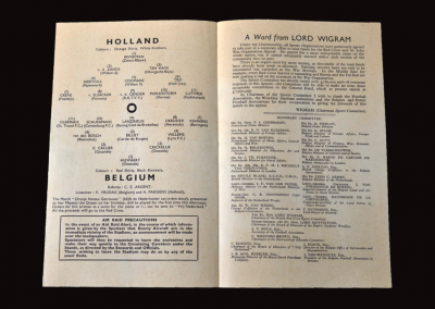 Belgium v Holland 11.10.1941 5-4