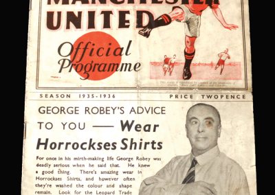 England trial at Old Trafford 25.03.1936 Probables v Possibles