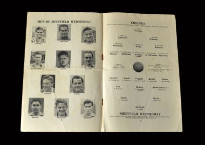 Chelsea v Sheff Wed 23.04.1955 (Back with Chelsea to win the title)