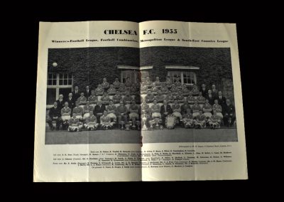 Chelsea v Bolton 20.08.1955 (Champions Souvenir)