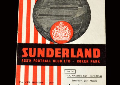 Crook v Leytonstone 21.03.1959 (FA Amateur Cup Semi Final)