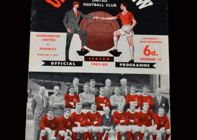 Man Utd v Burnley 28.12.1963 (2nd senior appearance and 1st goal)