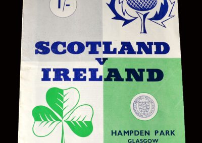 Scotland v Northern Ireland 25.11.1964