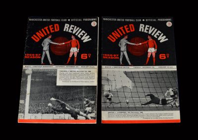 Man Utd v Sheff Wed 12.11.1966 | Man Utd v Sheff Utd 27.12.1966