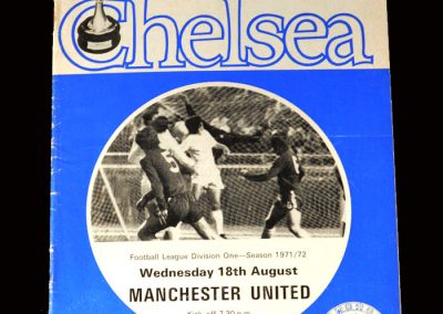 Chelsea v Man Utd 18.08.1971 (Sent off)