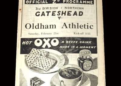 Gateshead v Oldham 21.02.1948