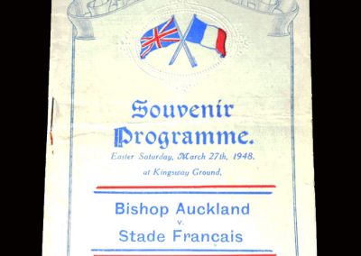 Bishop Auckland v Stade Francais 27.03.1948