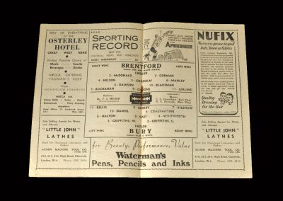 Brentford v Bury 17.04.1948