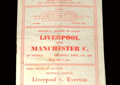 Liverpool v Man City 17.04.1948