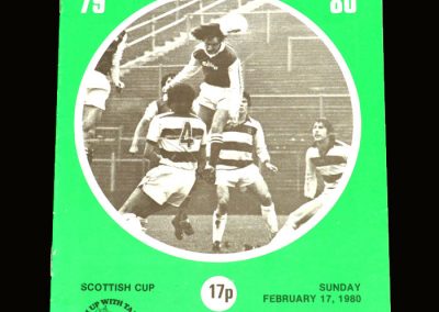 Hibs v Ayr United 17.02.1980 - Scottish Cup 4th Round (Best banned for this game)