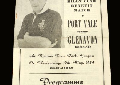 Port Vale v Glenavon 19.05.1954 - Cush Testimonial