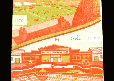Port Vale v Stoke 15.01.1955 - postponed