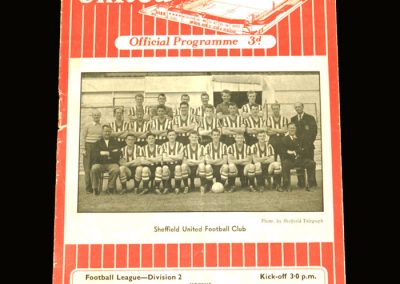 Notts County v Sheffield Utd 24.08.1957