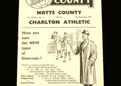Notts County v Charlton 30.11.1957