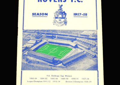Notts County v Blackburn 28.12.1957
