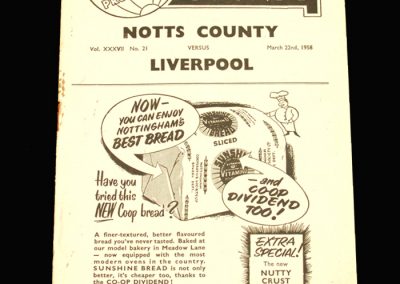 Notts County v Liverpool 22.03.1958