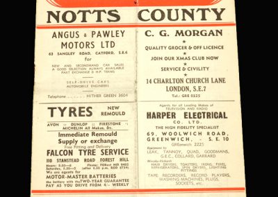 Notts County v Charlton 12.04.1958