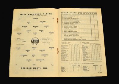 West Brom v Preston 07.09.1957