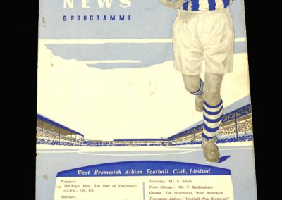 West Brom v Chelsea 18.09.1957