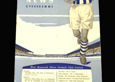West Brom v Birmingham 01.10.1957