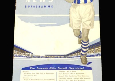 West Brom v Portsmouth 05.10.1957