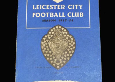 West Brom v Leicester 30.11.1957