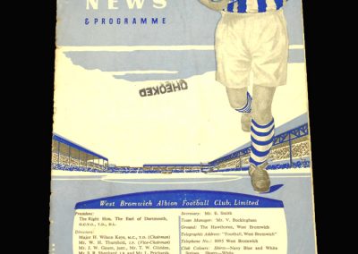West Brom v Notts Forest 25.01.1958 FA Cup 4th Round