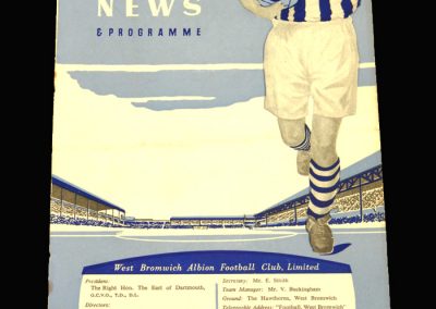 West Brom v Sheff Utd 19.02.1958 FA Cup 5th Round Replay