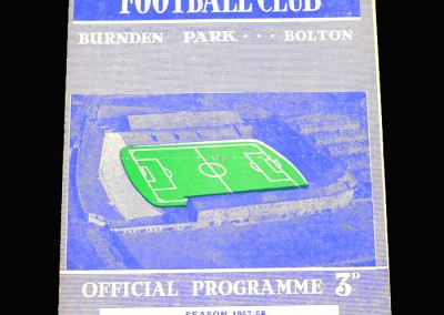 West Brom v Bolton 22.02.1958