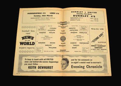 West Brom v Man Utd 05.03.1958 FA Cup 6th Round Replay