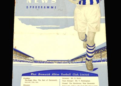 West Brom v Everton 15.03.1958