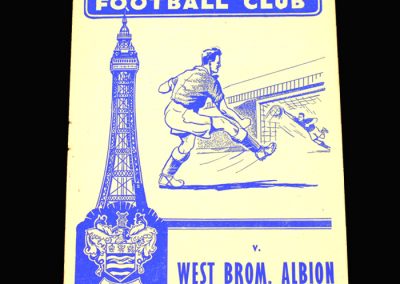 West Brom v Blackpool 19.04.1958