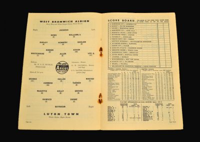West Brom v Luton 26.04.1958
