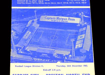 Cardiff v Preston 26.12.1963