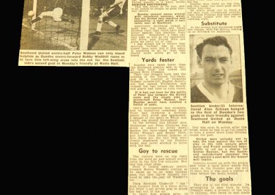 Southend v Dundee 17.04.1961