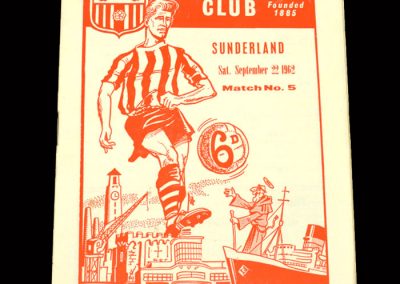 Sunderland v Southampton 22.09.1962