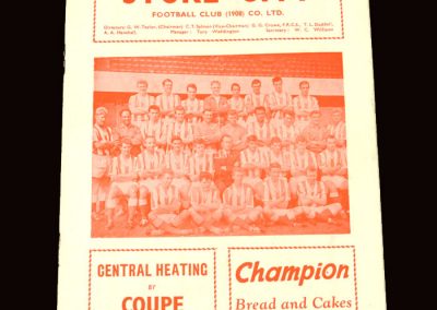 Sunderland v Stoke 15.04.1963