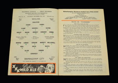 Wolves v Birmingham 19.12.1959