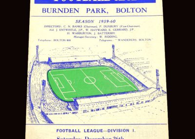 Wolves v Bolton 26.12.1959