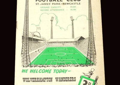Wolves v Newcastle 09.01.1960 - FA Cup 3rd Round