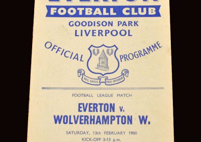 Wolves v Everton 13.02.1960