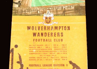 Wolves v Luton 23.02.1960